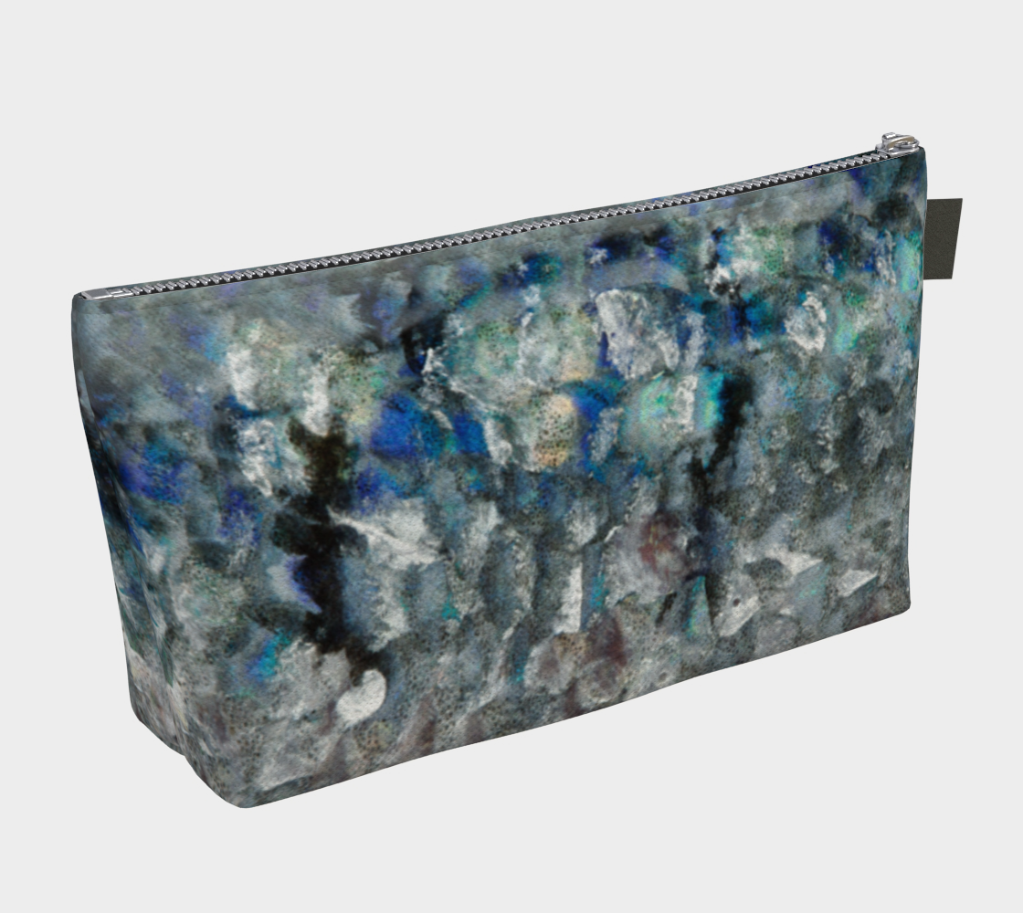 Salmon Scales Makeup Bag