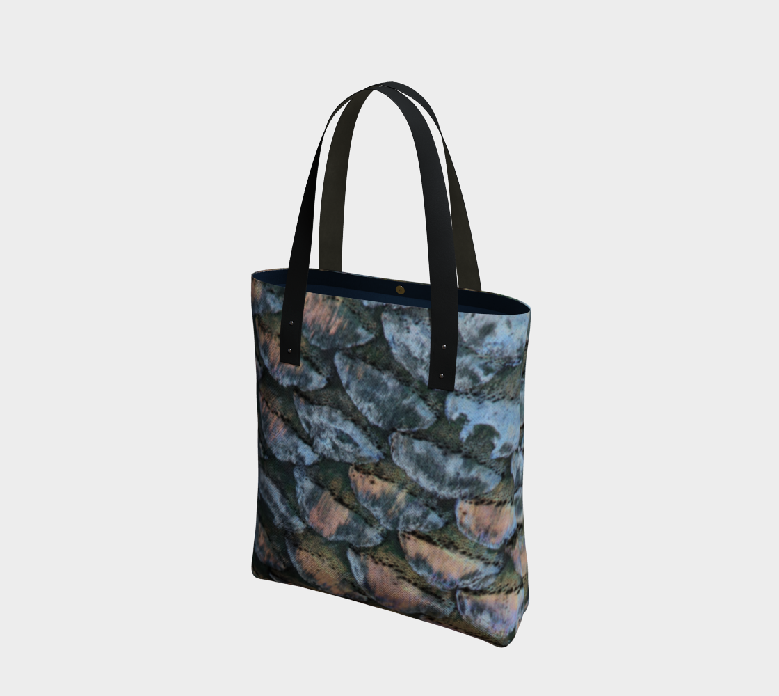 Salmon Scale Tote Bag 2