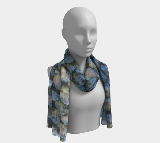 Salmon Scales Long Scarf